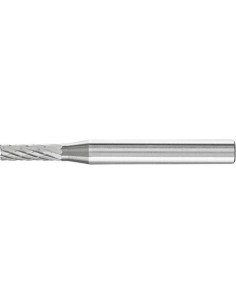 Fresa cilíndrica recto metal duro ZYAS 4 vástago 6mm