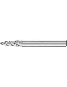 Fresa con mango MD arco de medio punto 0618 inoxidable 6mm