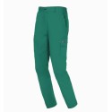 Pantalón algodón elástico verde EASY STRETCH