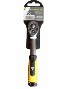 llave de carraca reversible mango bimaterial 72 dientes