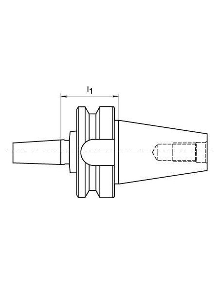 Alojamiento portabrocas JISB6339A