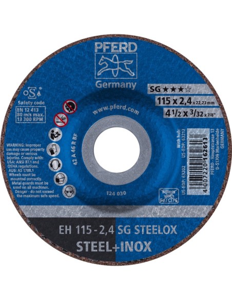 Disco de corte inox EH alto rendimiento SG-INOX