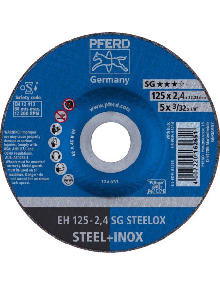 Disco de corte inox EH alto rendimiento SG-INOX