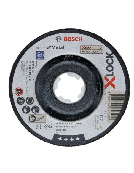 Disco de desbastar metal sistema X-LOCK EXPERT