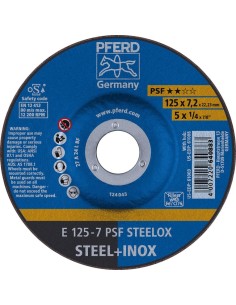 Disco desbaste acodado PSFSTEELOX