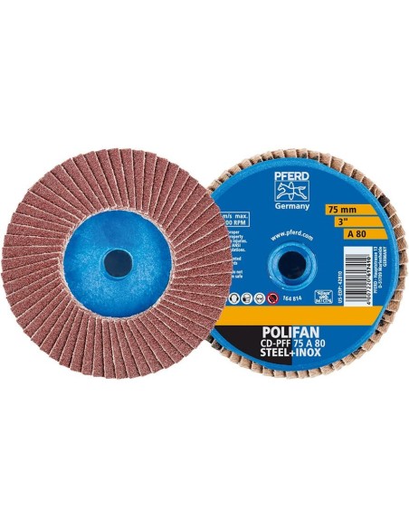 Disco láminado abrasivo corindón Mini-Polifan COMBIDISC 75mm
