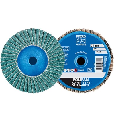 Minidisco laminado abrasivo circonio COMBIDISC Mini-Polifan 75mm