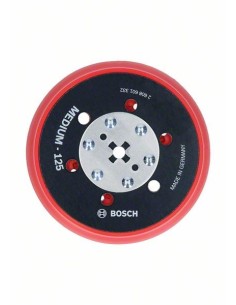 Base lijadora multiperforada semiduro para amoladora angular