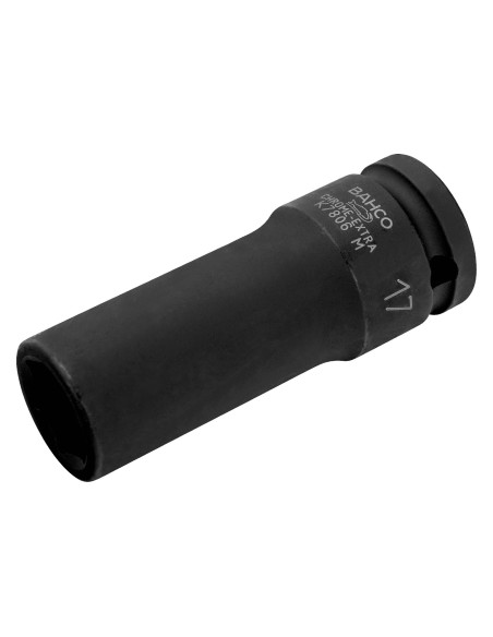 Llave de vaso de impacto cuadradillo 1/2" larga hexagonal mod K7806M
