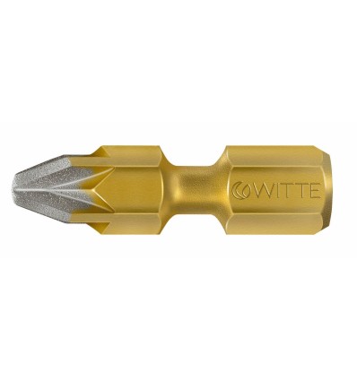 Punta Pozidriv BITFLEX DIAMOND guía 1/4" corta