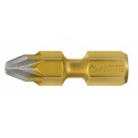 Punta Pozidriv BITFLEX DIAMOND guía 1/4" corta