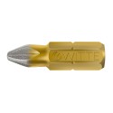 Punta Pozidriv DIAMOND guía 1/4" corta
