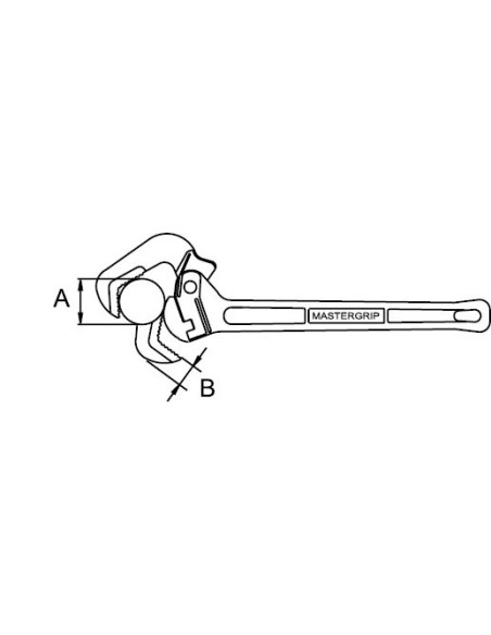 Llave grifa STILLSON rápida MASTERGRIP