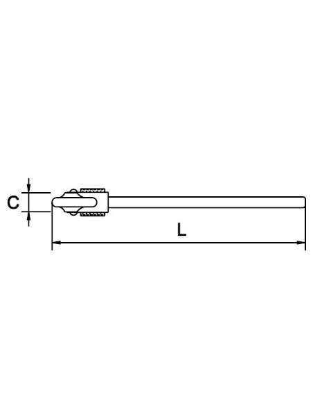Llave grifa STILLSON acodada 90° pico pato
