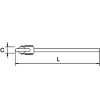 Llave grifa STILLSON acodada 90° pico pato