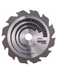 Disco sierra circular madera CONSTRUCT