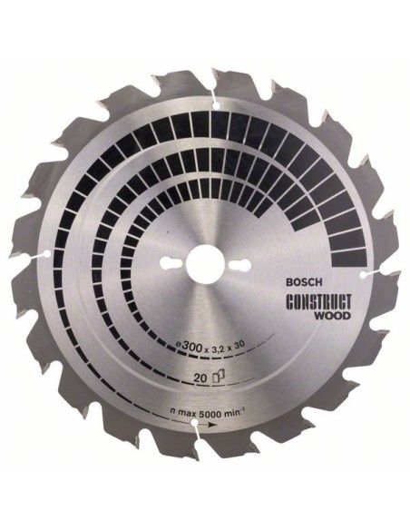 Disco sierra circular madera CONSTRUCT