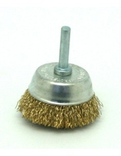 Cepillo taza con espiga para taladro