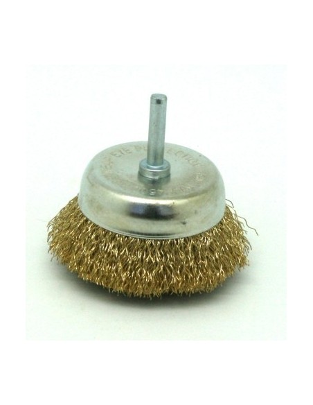 Cepillo taza con espiga para taladro