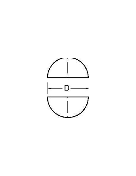 Buril semicircular MDI rectificado