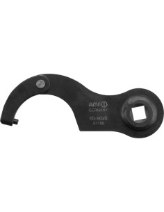Llave gancho articulada con pivote