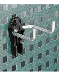 Gancho doble para panel perforado mod 8034