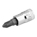 Llave de vaso cuadradillo 1/4" punta estrella "PHILLIPS" mod 6709PH