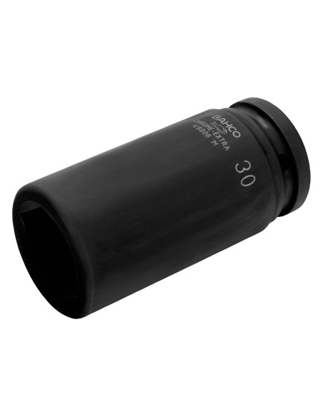 Llave de vaso de impacto cuadradillo 3/4" larga hexagonal mod K8906M