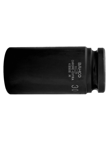 Llave de vaso de impacto cuadradillo 3/4" larga hexagonal mod K8906M