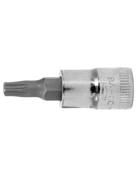 Llave de vaso cuadradillo 1/4" punta Torx mod 6709