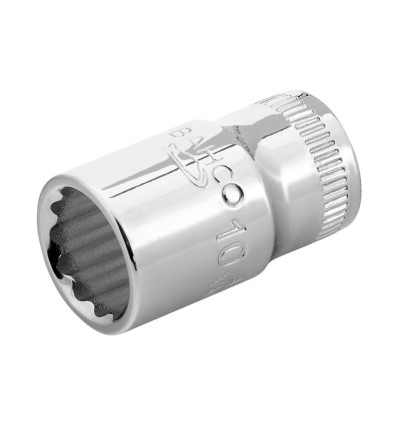 Llave de vaso cuadradillo 1/4" bi-hexagonal mod A6700DM