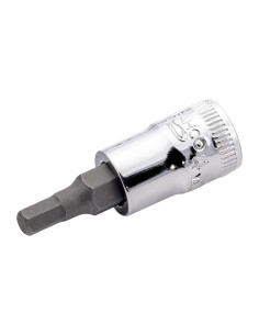 Llave de vaso cuadradillo 1/4" punta hexagonal Allen mod 6709M