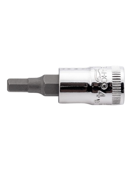 Llave de vaso cuadradillo 1/4" punta hexagonal Allen mod 6709M