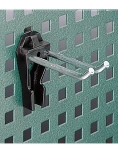 Gancho doble para panel perforado mod 8032