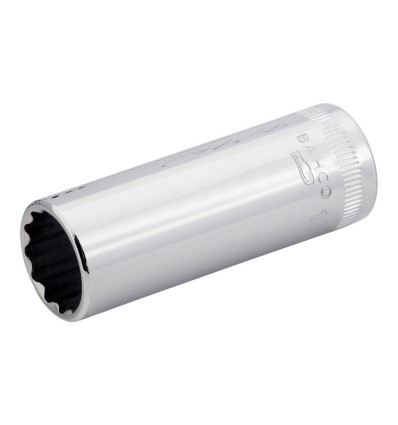 Llave de vaso cuadradillo 1/4" larga bi-hexagonal mod A6800DM