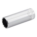 Llave de vaso cuadradillo 1/4" larga bi-hexagonal mod A6800DM