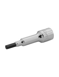Llave de vaso cuadradillo 1/4" larga hexagonal Allen mod A6709M