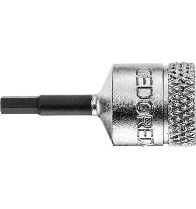 Punta para destornillador 1 / 4 pulgadas hembra hexagonal