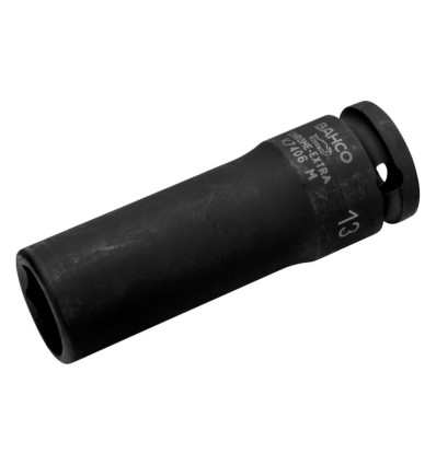 Llave de vaso de impacto cuadradillo 3/8" larga hexagonal mod K7406M