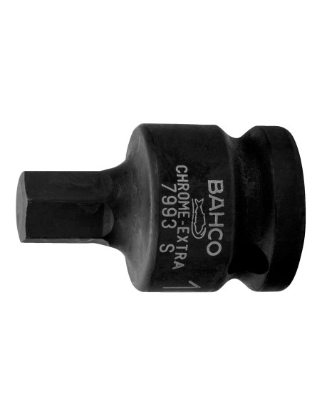 Llave de vaso de impacto cuadradillo 3/8" larga hexagonal mod K7406M