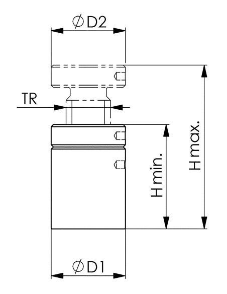 Calzo de rosca tamaño 52