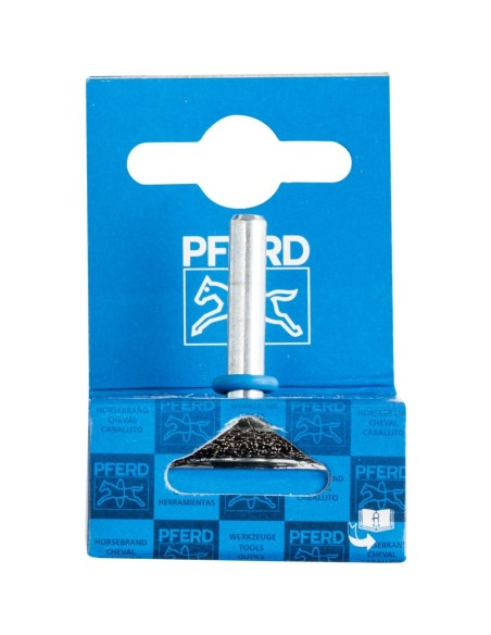 Cepillo redondo con espiga para taladro INOX mod RBU