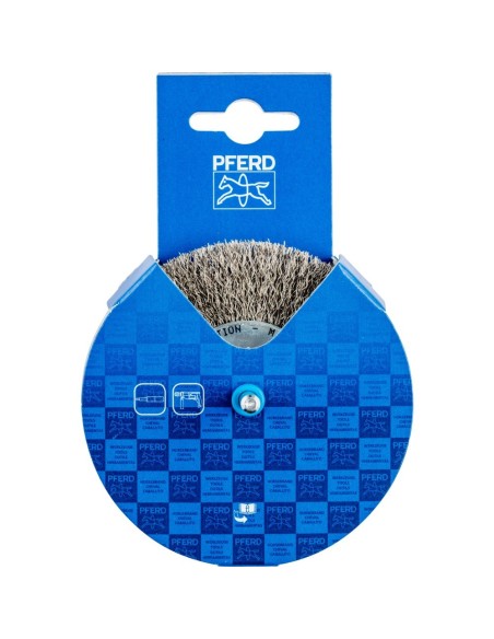 Cepillo redondo con espiga para taladro INOX mod RBU