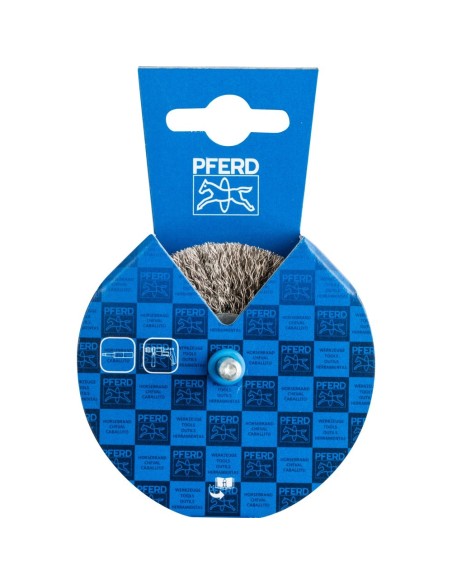 Cepillo redondo con espiga para taladro INOX mod RBU