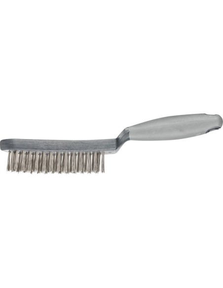 Cepillo con mango plástico alambre INOX mod HBUP