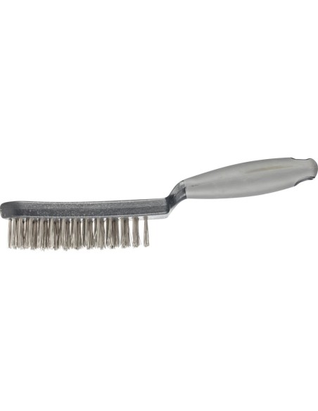 Cepillo con mango plástico alambre INOX mod HBUP