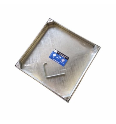 Tapa arqueta rellenable acero galvanizado B-125