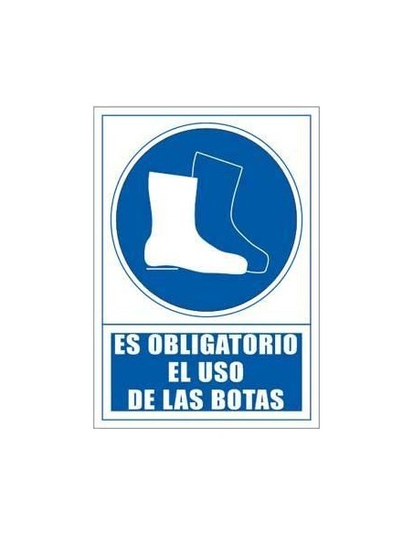Cartel señal PVC obligatorio 40x30 cm