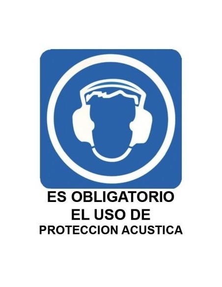 Cartel señal PVC obligatorio 40x30 cm