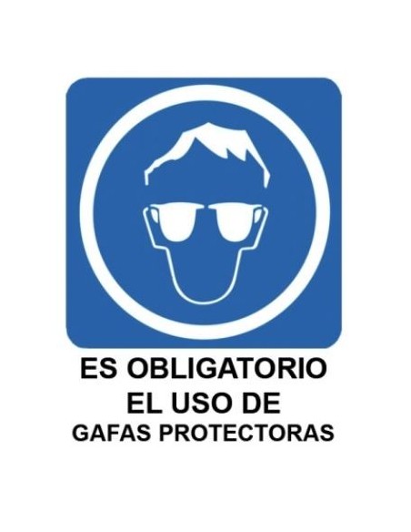 Cartel señal PVC obligatorio 40x30 cm
